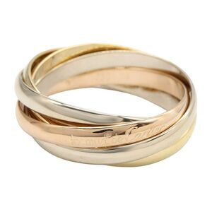 Cartier Trinity Ring Au750 Ring Size 19